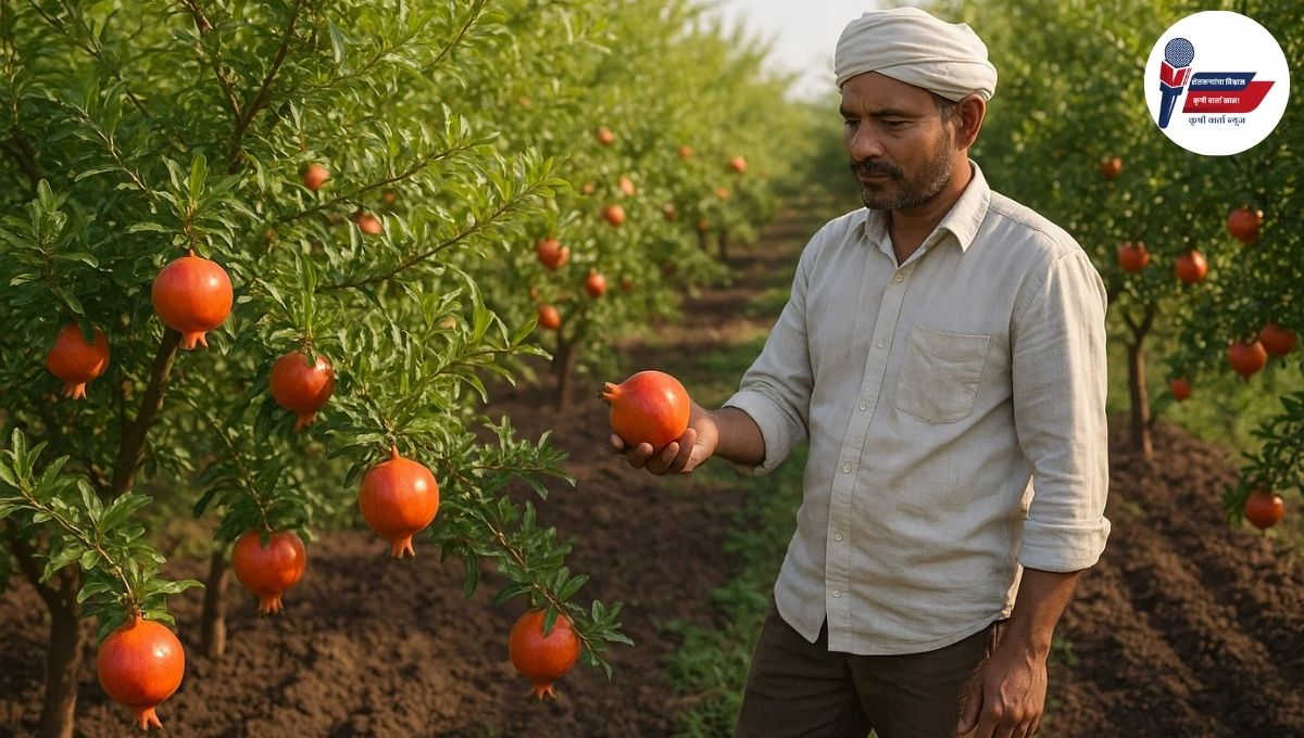 Dalimb Sheti Yashogatha: एका नवीन शेतकऱ्याची डाळिंब शेतीतील यशोगाथा: पहिल्याच हंगामात कमावला १० लाखांचा नफा!